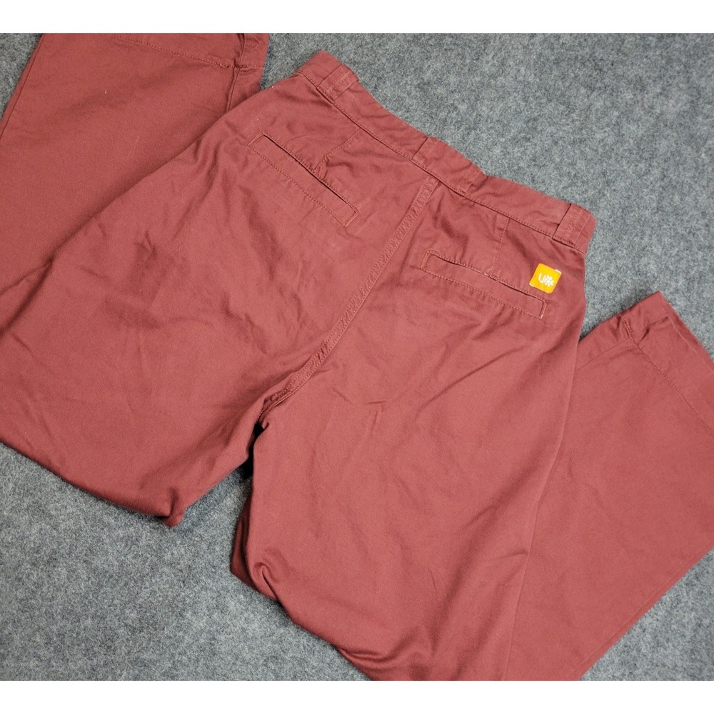 Urban Outfitters Pants Womens 29x30 Maroon Streetwear Grunge Mid Rise Wide Leg